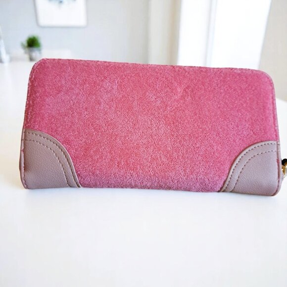 Juicy Couture Lovers Club LG ZA Pink Lemonade Wallet/ Clutch NWT - Picture 8 of 10